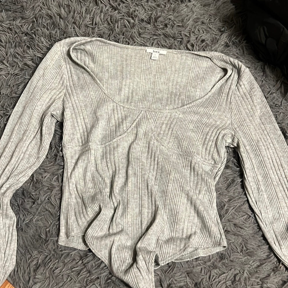 grey bodysuit